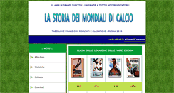Desktop Screenshot of mondialidicalcio.info